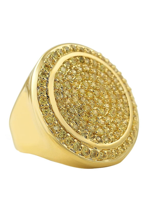 Lemonade Mega Circles of Ice Micro Pave Ring (9)