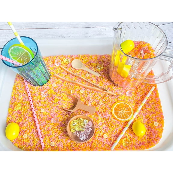 Lemonade Sensory Bin