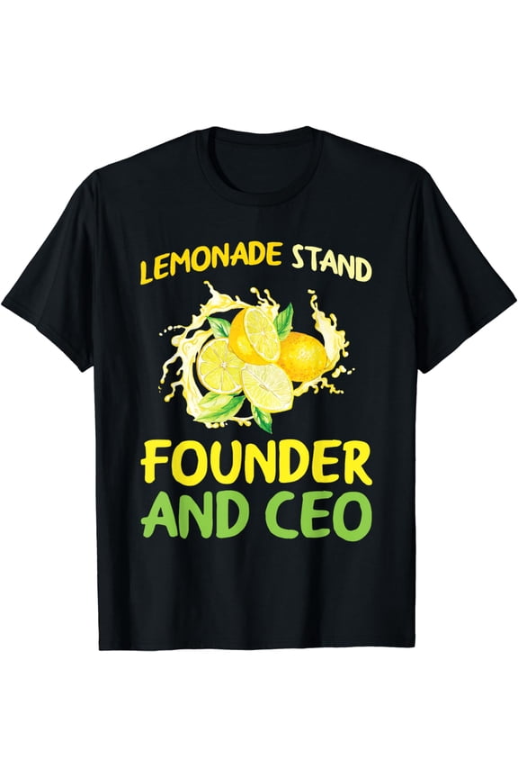 Lemonade Stand Founder And CEO Lemon Juice Boss T-Shirt