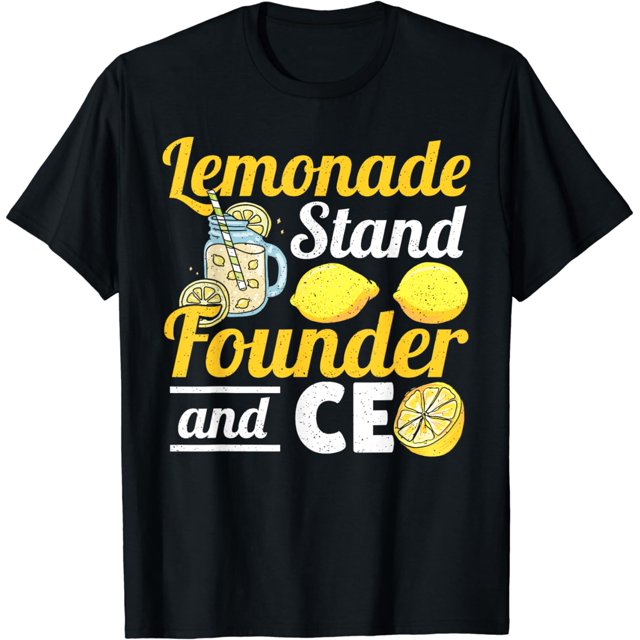 Lemonade Stand Founder And Ceo For Lemon Juice Seller Cotton TShirt