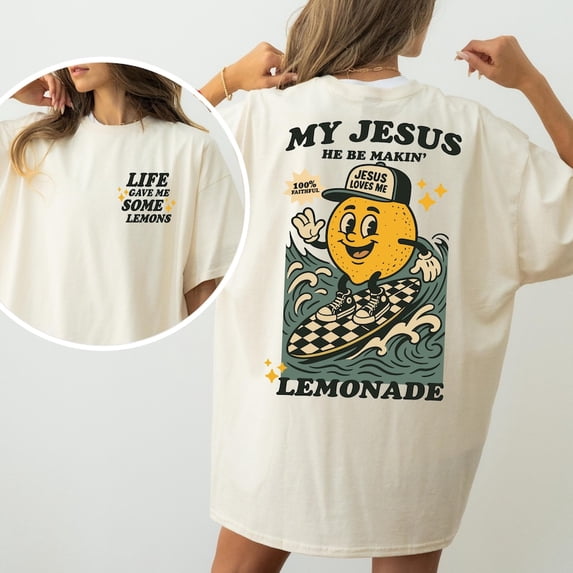 Lemonade Surf Shirt , Cute Lemonade Shirt , Christian Shirt
