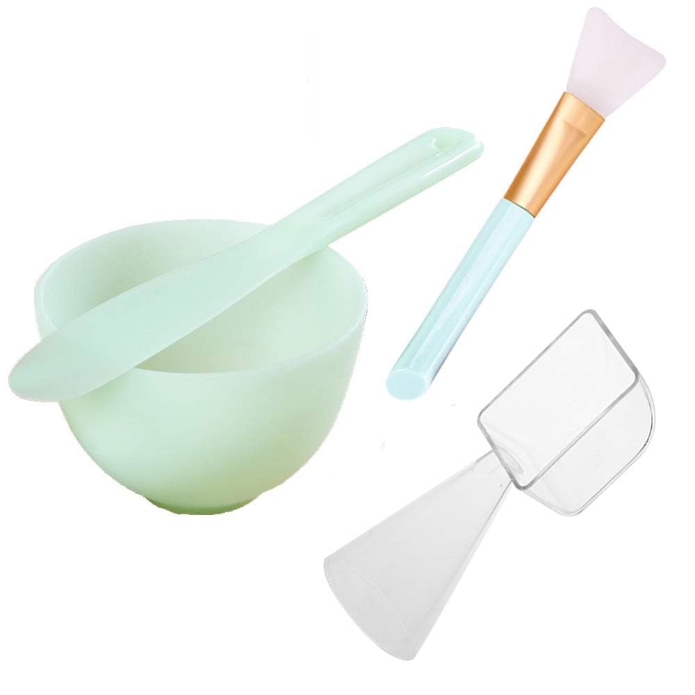 Lemoncy 4 Pack Face DHF10 Mask Mixing Tool Kit Facial Mask Mixing Bowl ...