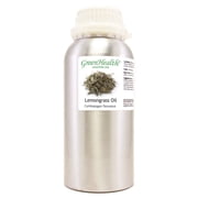 Lemongrass Essential Oil   16 fl oz Aluminum Bottle w/Plug Cap   100% Pure Essential Oil