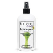 Lemongrass Body Spray, Eclectic Lady, Hydrating Mist, Unisex, 16 oz