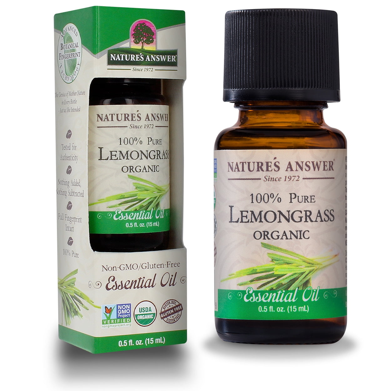 Lemongrass Essential Oil Organic 0.5oz