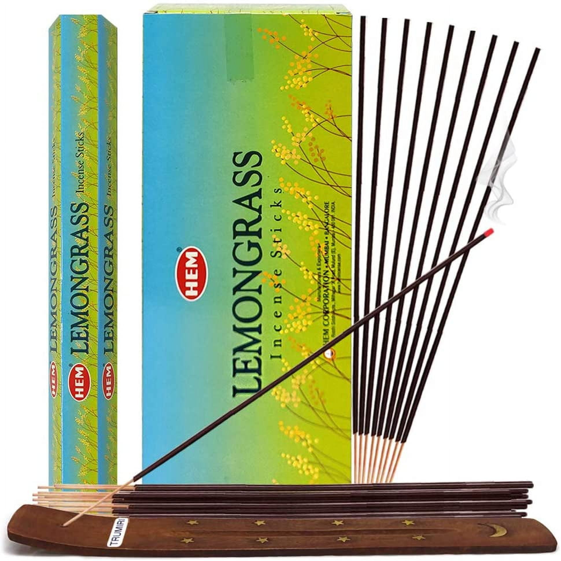 Lemongrass Incense Sticks And Incense Stick Holder Bundle Insence