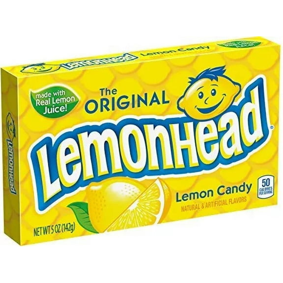 Lemonhead Candy,5 Ounce Theater Box, Pack of 12