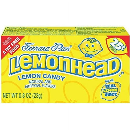 Lemonheads, 0.8oz Box (Pack of 16)