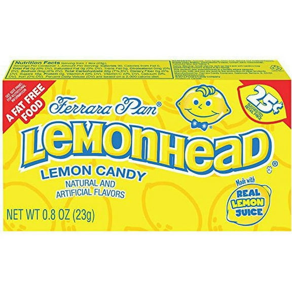Lemonheads, 0.8oz Box (Pack of 18)