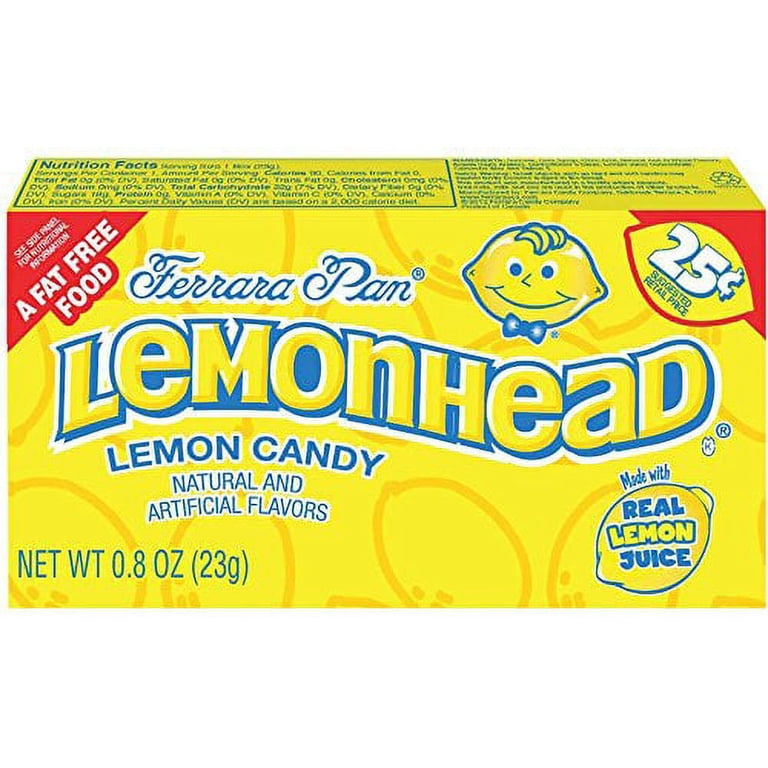 Lemonheads, 0.8oz Box (Pack of 18) - Walmart.com