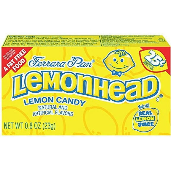 Lemonheads, 0.8oz Box (Pack of 8)