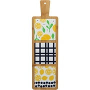 Pavilion Gift Company - Lemons - 16.5" Bamboo & Ceramic Tile Trivet