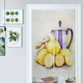 thumbnail image 1 of Lemons And Ginger With Coffee Pot Door Curtain Nordic Living Room DoorCurtain Porch Partition Curtain Kitchen Rative Half Curtain, 1 of 4