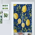 thumbnail image 1 of Lemons And Leaves Pattern Door Curtain Nordic Living Room DoorCurtain Porch Partition Curtain Kitchen Rative Half Curtain, 1 of 4