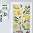 thumbnail image 1 of Lemons And Leaves Pattern Door Curtain Nordic Living Room DoorCurtain Porch Partition Curtain Kitchen Rative Half Curtain, 1 of 4