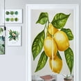 thumbnail image 1 of Lemons And Leaves Print Door Curtain Nordic Living Room DoorCurtain Porch Partition Curtain Kitchen Rative Half Curtain, 1 of 4