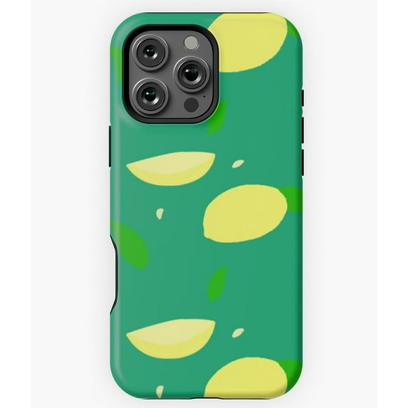 Lemons Citrus Fruit Pattern Phone Case for iPhone 16 15 14 13 12 11 Pro Max