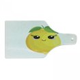 thumbnail image 1 of Lemons Cutting Board, Looking Simplistic Citrus Kawaii on Plain Background, Decorative Tempered Glass Cutting and Serving Board, in 3 Sizes, by Ambesonne, 1 of 2