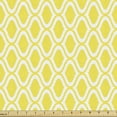 thumbnail image 1 of Ambesonne Lemons Fabric by the Yard Upholstery, Abstract Lemon Motifs Art, 10 Yards, Mustard White, 1 of 5