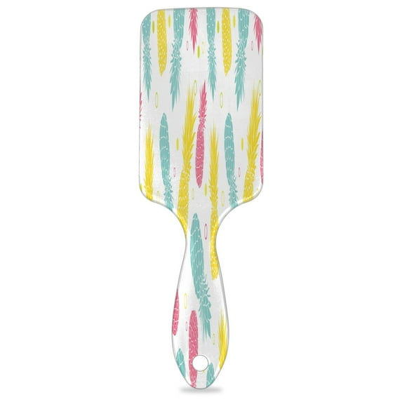 Lemons Hair Brush Detangler Brush with Nylon Bristle for Thick Curly Thin Long Short Wet or Dry Hair Adds Shine and Makes Hair Health Paddle Hairbrush for Women Men