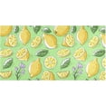thumbnail image 1 of Lemons Leaves 39" x20" Soft and Absorbency Bathroom Rugs, Fast Drying Machine Washable Bath Mat for Bathroom Kitchen Bathtub Home Decorations, 1 of 7