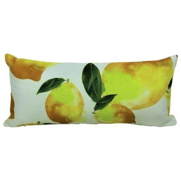 Lemons | Lumbar Pillow | 18x9 Pillow Cover | Yellow Lemons | Summer Decor | Yellow Throw Pillows | Cute Throw Pillows | Best Throw Pillows