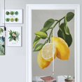 thumbnail image 1 of Lemons On Branch Illustration Door Curtain Nordic Living Room DoorCurtain Porch Partition Curtain Kitchen Rative Half Curtain, 1 of 4