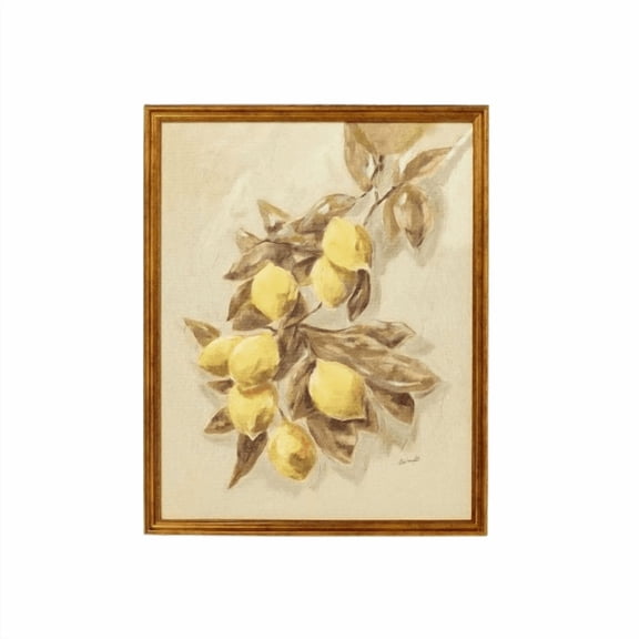 Lemons Vintage Framed Wall Art - Threshold designed with Studio McGee