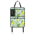 thumbnail image 1 of Lemons leaves blue background pattern Car Seat Back Kick Protectors,205 Pack Kick Mats with Storage Pockets for Vehicles to Protect from Dirt, Mud & Scratches, 1 of 5