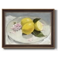 thumbnail image 1 of Lemons on a Plate II Premium Framed Canvas- Ready to Hang, 1 of 1