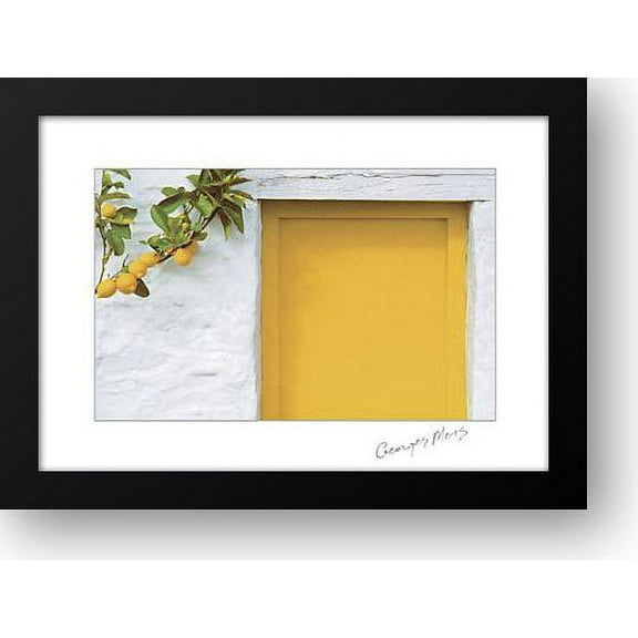 Lemons with Yellow Door 24x18 Framed Art Print by Meis, George