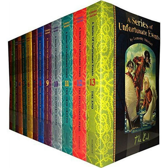 Lemony Snicket A Series Of Unfortunate Events Complete Collection 13 Children Books Set