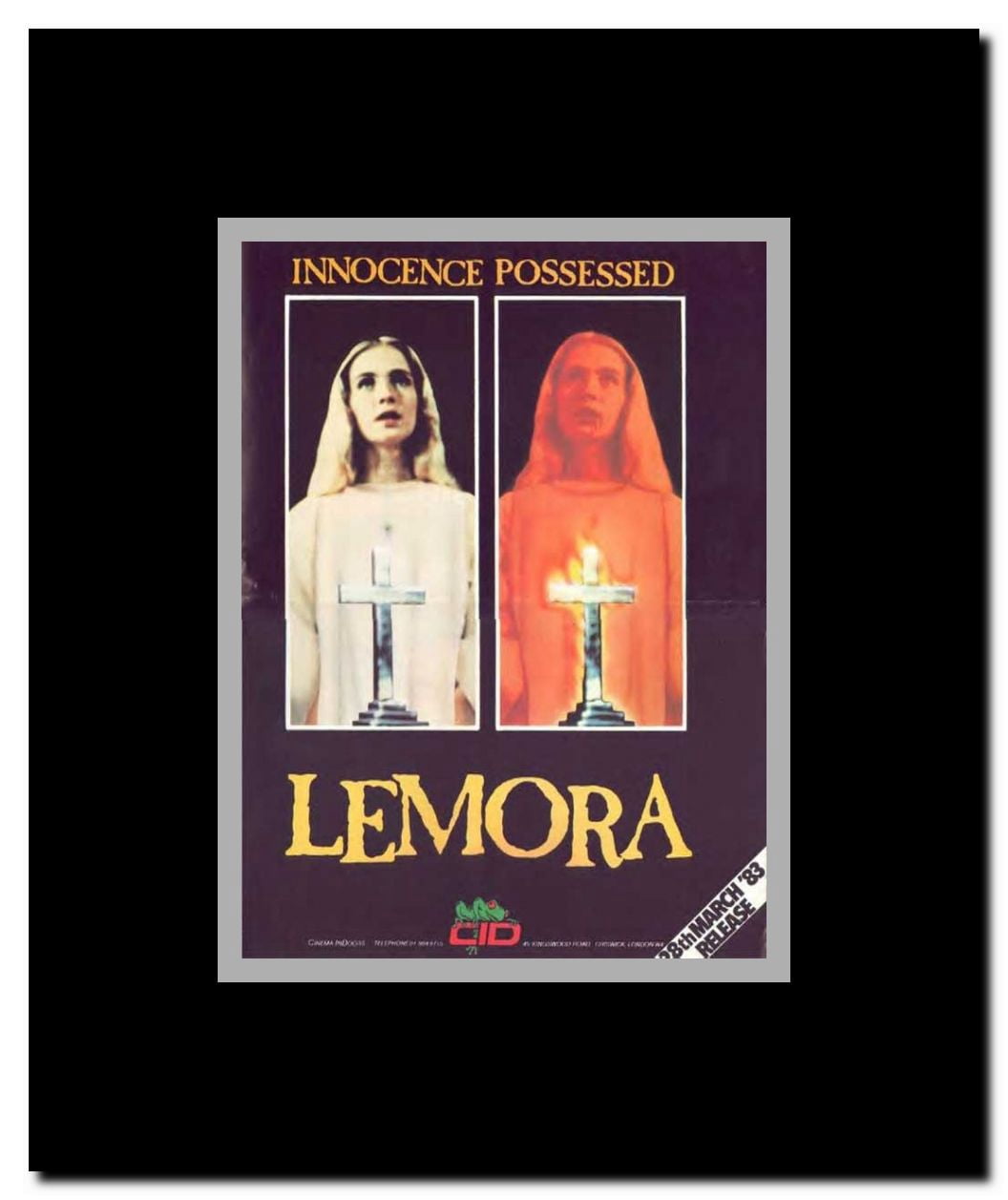 Lemora: A Child's Tale of the Supernatural Framed Movie Poster