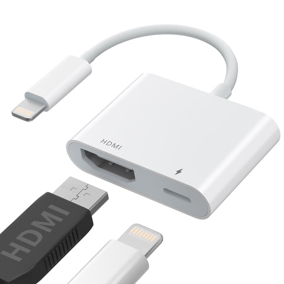 Lemorele 1080P HDMI Converter Lightning to HDMI Adapter for iPad/ipod/iPhone Devices with Lightning