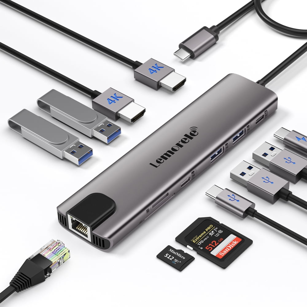 Anker 565 11-in-1 USB C Hub, Multi-Monitor Display Docking Station