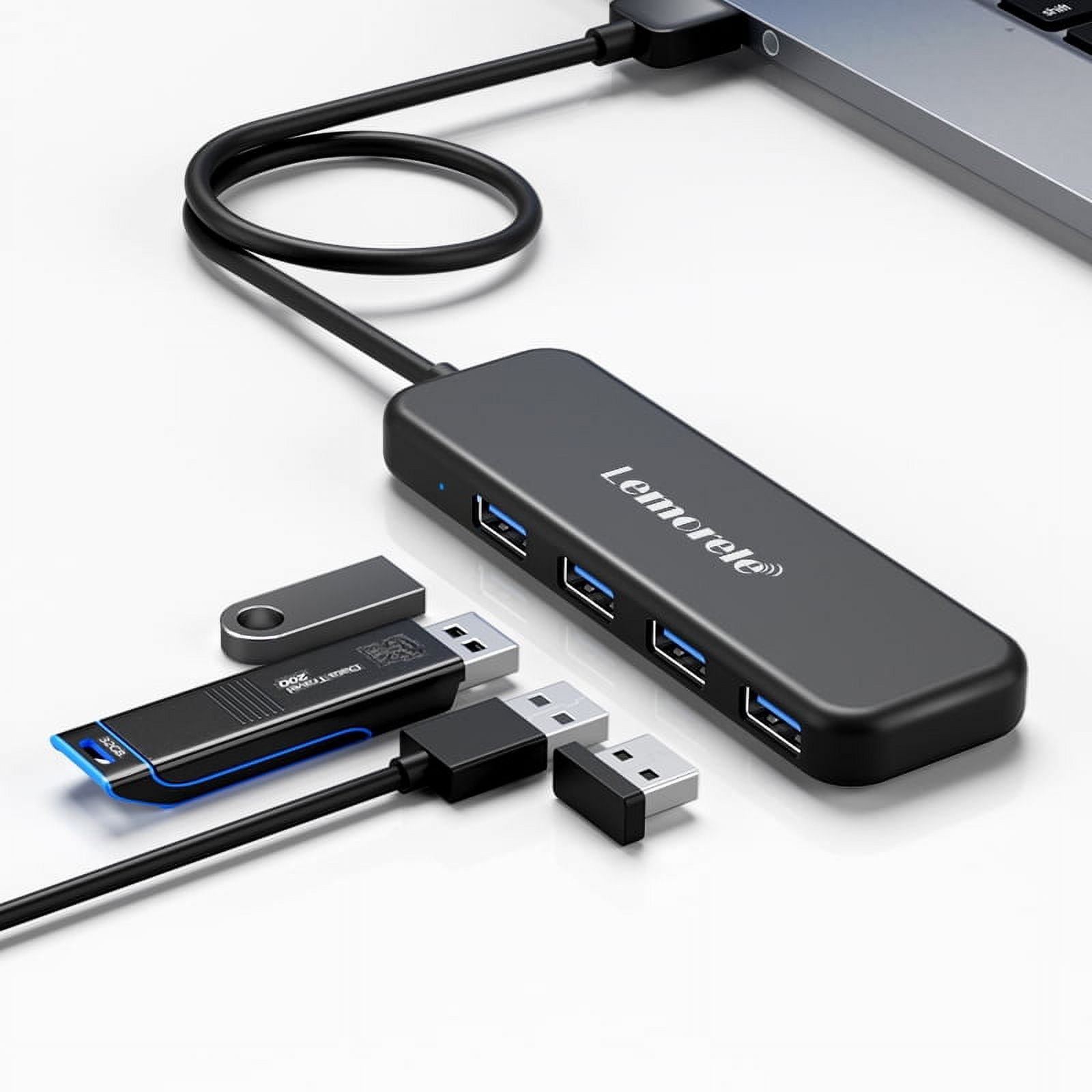 Clearance Sale!!! USB Hub 3.0 with Extended,USB Splitter 3.2 Gen 1 USB Distributor, 5Gbps USB Extension Multiple Extension for PC, MacBook, iMac, Surface Pro, Laptop, Flash Drive, Mobile HDD