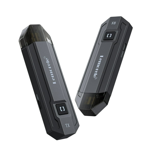 Lemorele P20 1080P 60Hz Wireless HDMI Transmitter and Receiver Set, 164ft Transmission Range, 5G Support 8 TX to 1RX Screen Sharing, Plug and Play for TV, Projector, Monitor, PC, Switch