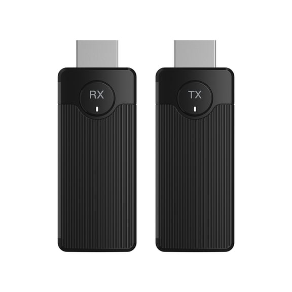 Lemorele Wireless HDMI Extender, Wireless Video Transmission Kit,1080p 60hz 164ft Range Wireless HDMI, Wireless HDMI Receiver and Transmitter for Projector, Hdtv, Monitor,Plug and Play