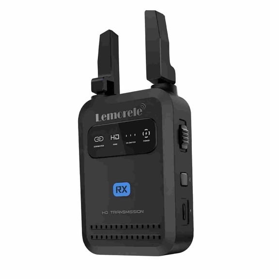 Lemorele Wireless HDMI Receiver,Only 1 Receiver, 1 TX up to 4 RX,5G Wireless Transmission for Photography, Video Monitoring, Filmmaking, Live Streaming