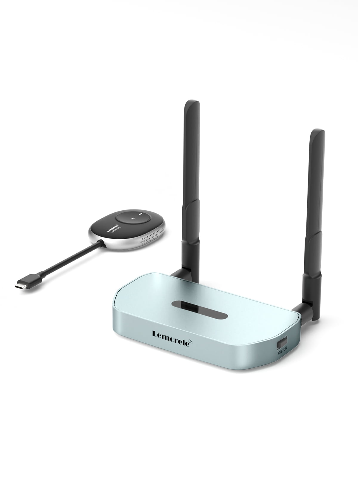 Lemorele Wireless VGA Adapter Video Transmitter And Receiver Kit TypeC