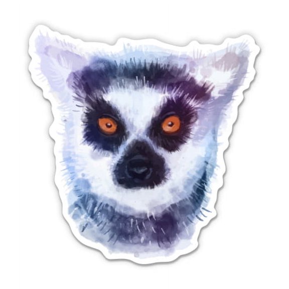 Lemur - 3" Vinyl Sticker - For Car Laptop Water Bottle Phone - Waterproof Decal