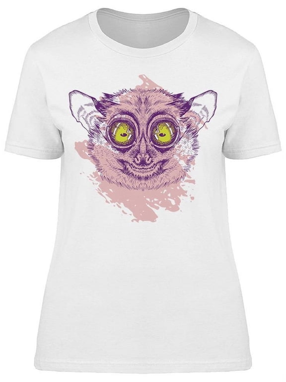 Lemur Lory Graphic T-Shirt Women -Image by Shutterstock, Female Small