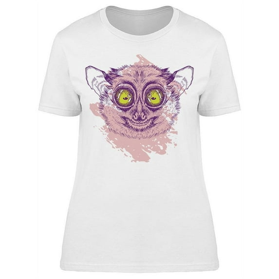Lemur Lory Graphic T-Shirt Women -Image by Shutterstock, Female x-Large