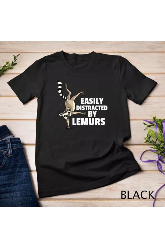 Lemur Monkey Shirt Funny Cute Sifakas Madagascar Love Tee T-Shirt Birthday Gifts