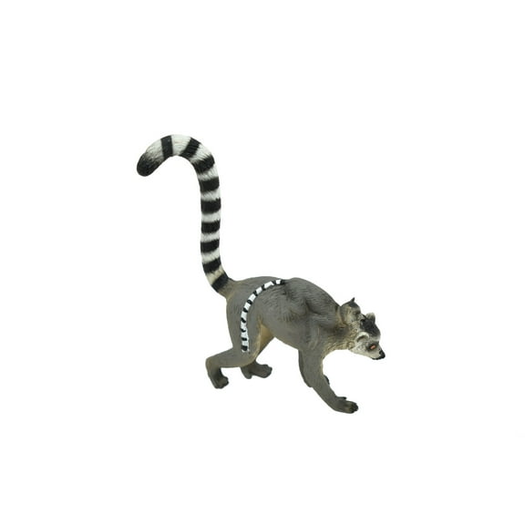 Lemur with Baby Realistic Toy Model Plastic Replica Animal, Kids Educational Gift 3.5" M074 B643