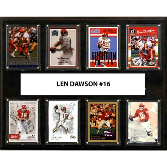 Len Dawson Kansas City Chiefs 12'' x 15'' Plaque