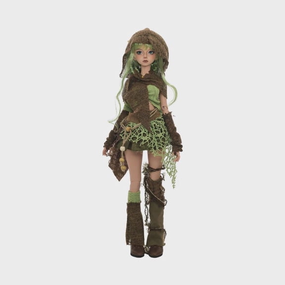 Lena- 1/4 44cm Bjd Doll Full Set-Street style-Resin material