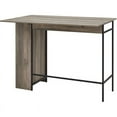 thumbnail image 1 of Lena 48" Counter Height Drop Leaf Table with Storage in Gray Wash, 1 of 5