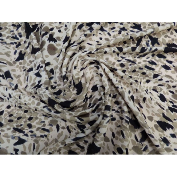 Lena Crepe Dress Fabric Mink - per yard