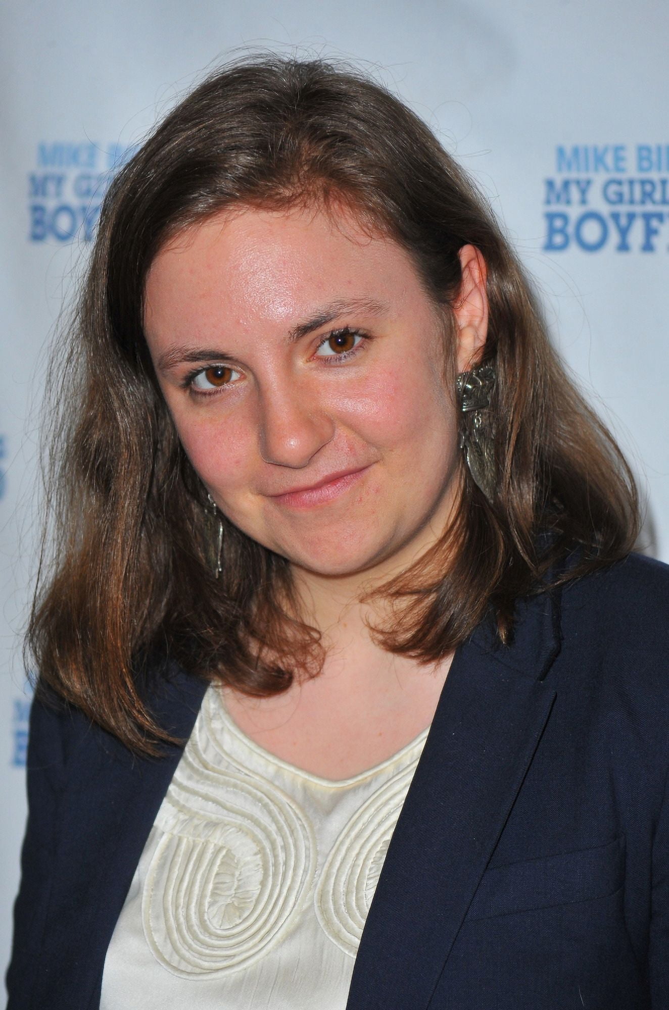 Lena Dunham At The After-Party For My GirlfriendS Boyfriend Opening Night On Broadway Canvas Art - (16 x 20)